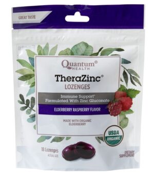 TheraZinc® Organic Elderberry Raspberry Bagged Lozenges