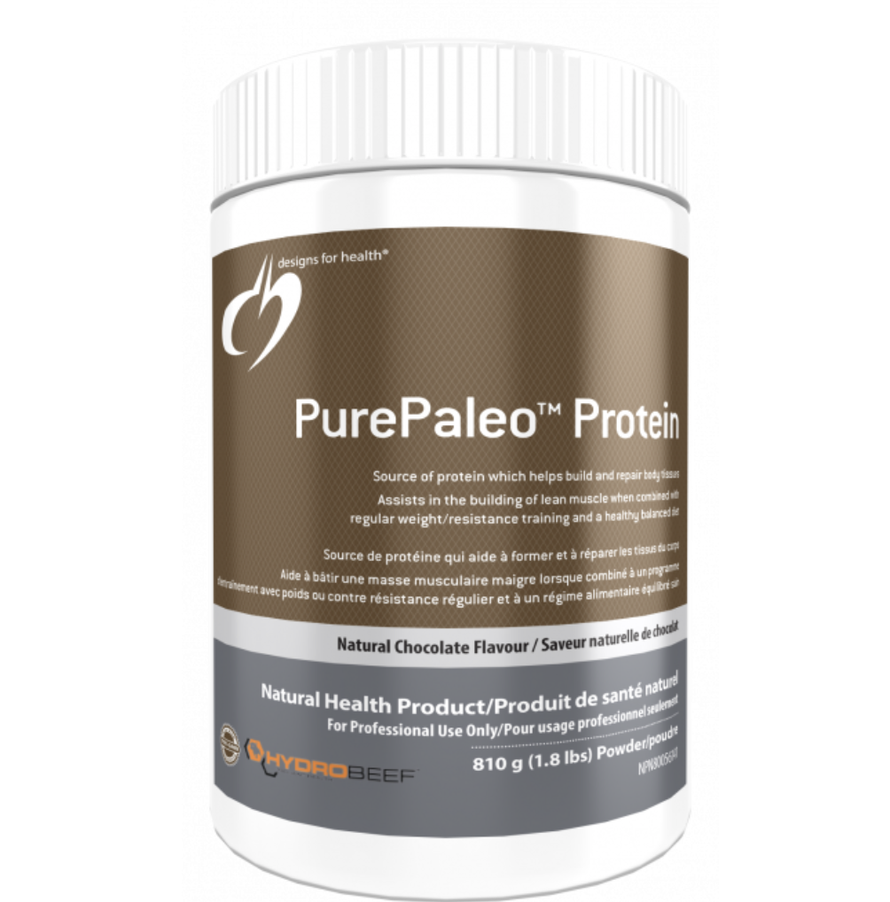 Designs for Health PurePaleo Protein Chocolate 810G - The OC Pharmacy